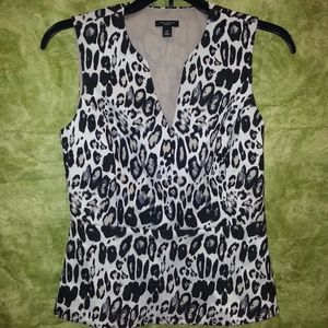 Ann Taylor Petite sz 0 Peplum sleeveless top EUC